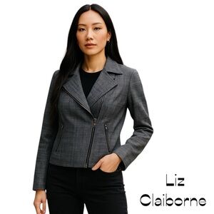 Liz Claiborne Navy White Jacket  Size S